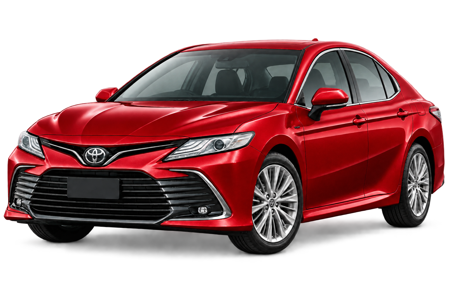 Pattaya taxi service with a red Toyota Camry