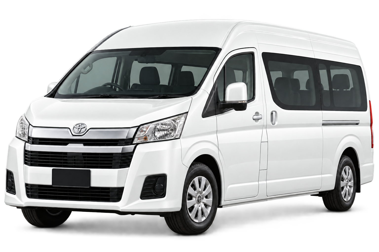 Pattaya taxi service with a white passenger Van